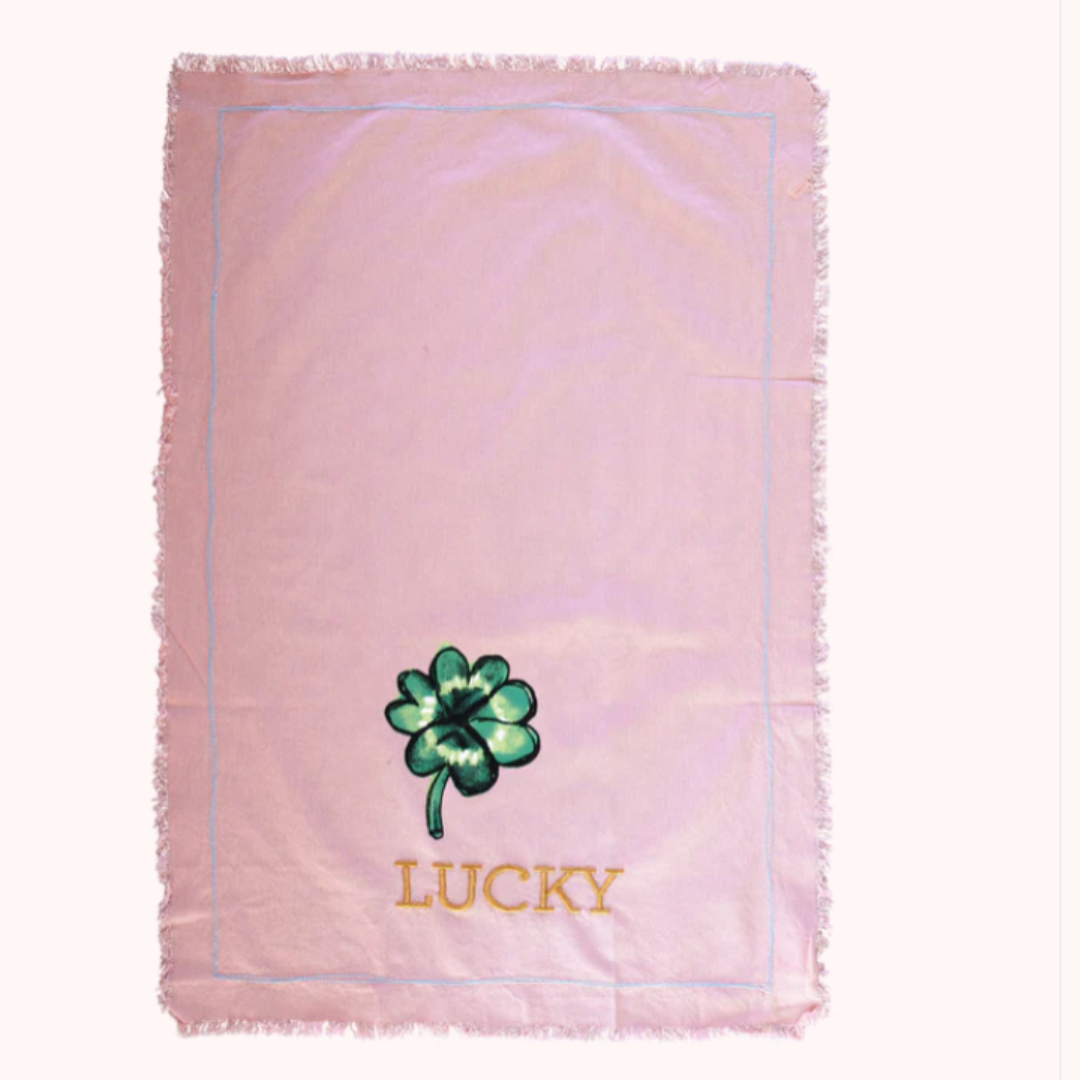 Strofinaccio rosa Lucky